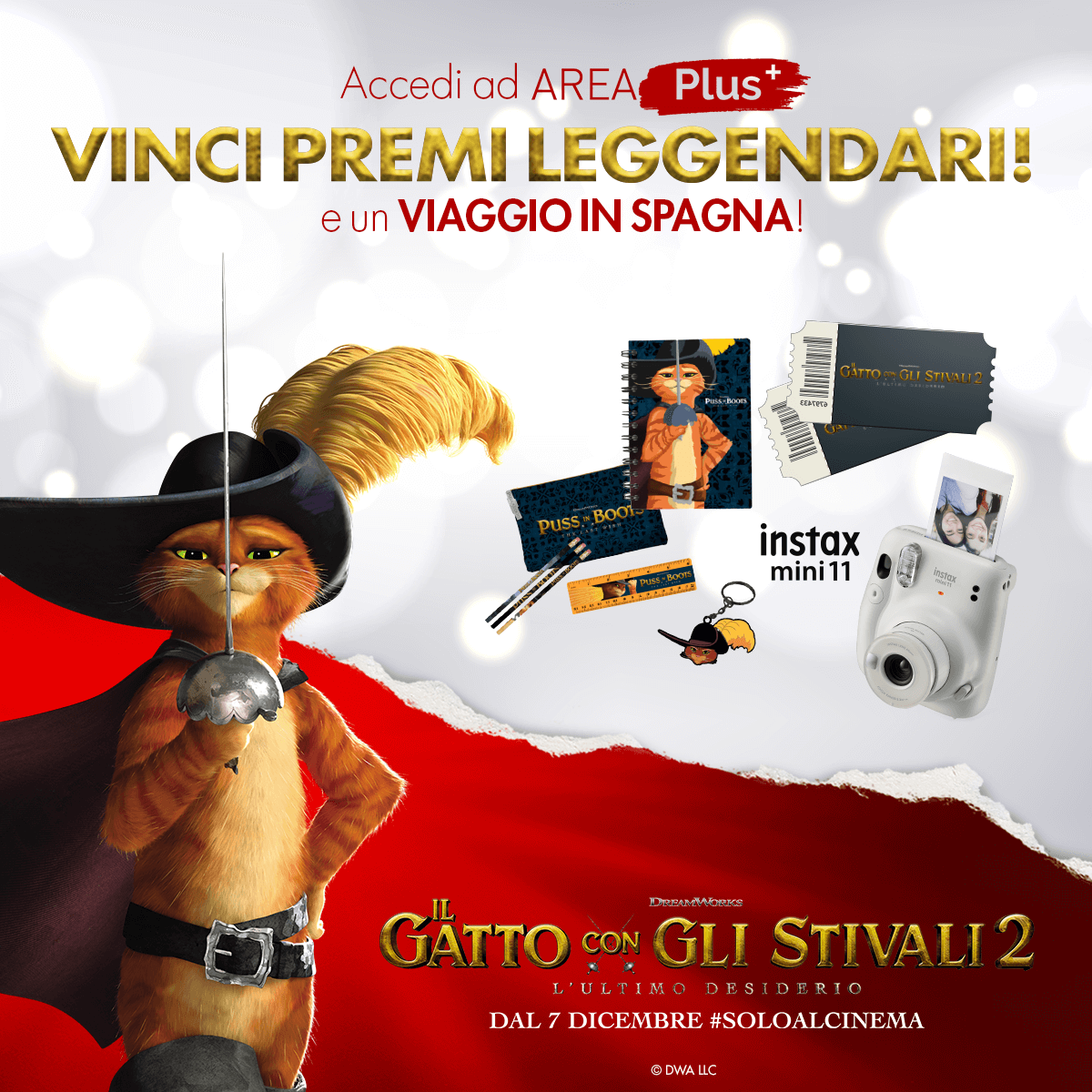 Vinci con Il Gatto con gli Stivali 2: L'Ultimo Desiderio - Centroborgo